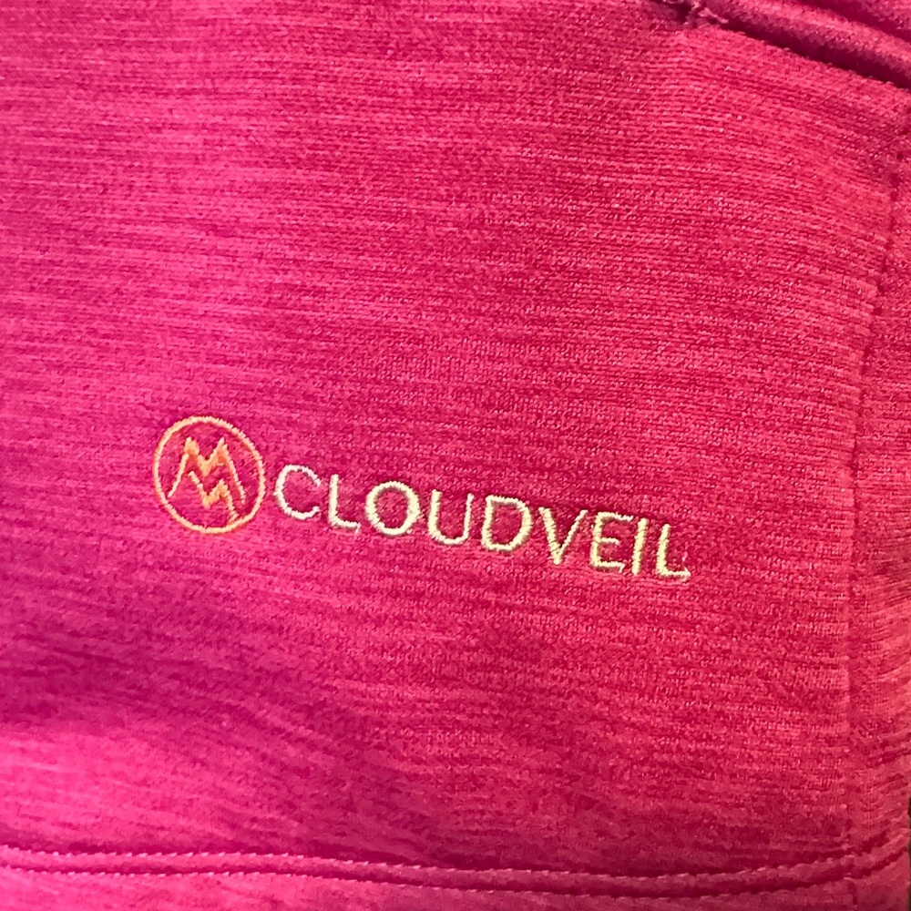 Cloudveil Women’s Fuchsia Full-Zip Hoodie - Picture 2 of 5
